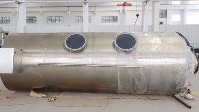 耀先工业废气净化塔告别冶金厂酸雾白烟，刘老板喜上眉梢